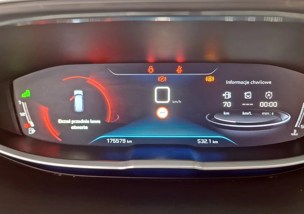 Peugeot 5008 cena 69999 przebieg: 175000, rok produkcji 2018 z Ślesin małe 326